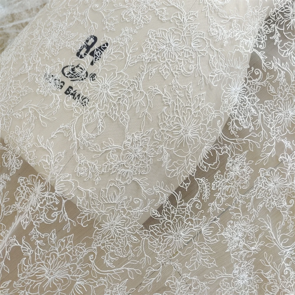 Вышивка Кружева Цветочная Ткан – обзор и цена Wedding Dress Supply