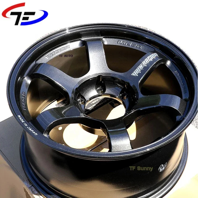 Custom offset 18 19 20 inch Bronze 5x120 5x114.3 5x112 Volk Racing Rims Te37 Alloy Forged Aluminum Wheels