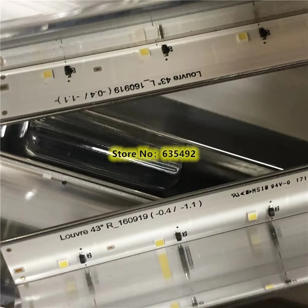 شريط إضاءة خلفي LED لـ اللوفر 43 "L/R_ V6LF_430SFA_LED25 V6LF_430SFB_LED25 UE43K5100 UE43K5102 UE43K5103 UE43K5170 UE43K5179