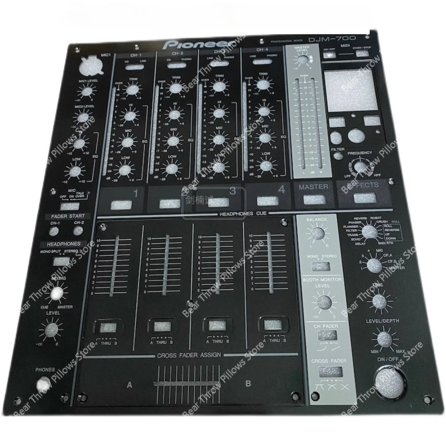 Pionero-panel djm-700, mesa mixta, conjunto completo, empuje placa hierro, DJ media