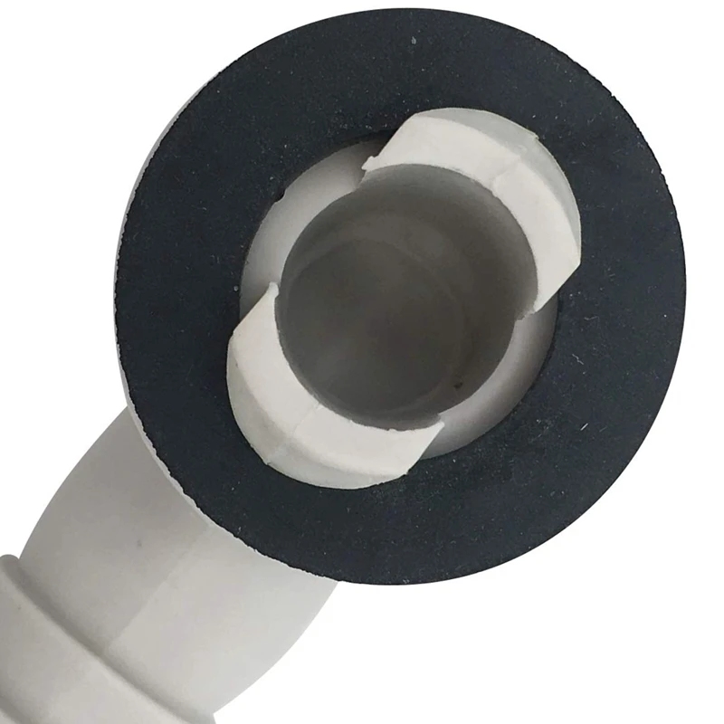 Air Conditioner Ac Drain Hose Connector Elbow Fitting with Rubber Ring for Mini-Split Units and Window Ac Unit 3/5 Inch(15Mm)