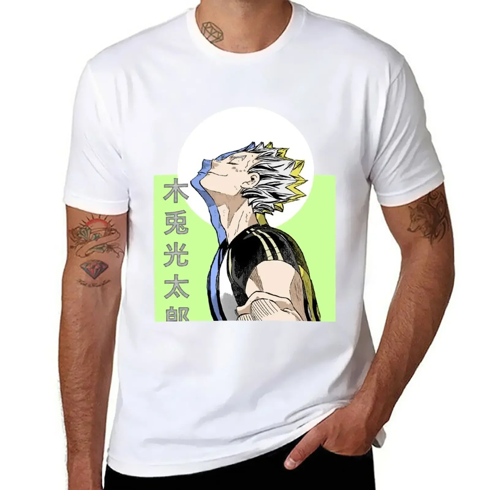 bokuto kotaro design T-Shirt Blouse funnys men workout shirt