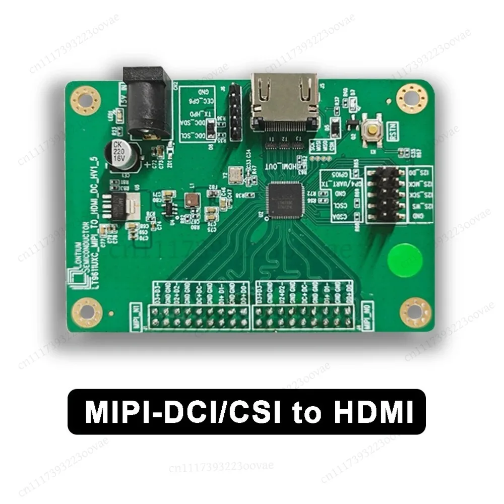 Df LT9611UXC Dual MIPI DSI CSI to HDMI2.0 Audio Converter Board for STB DVD Burst Mode Video, Replacement Parts