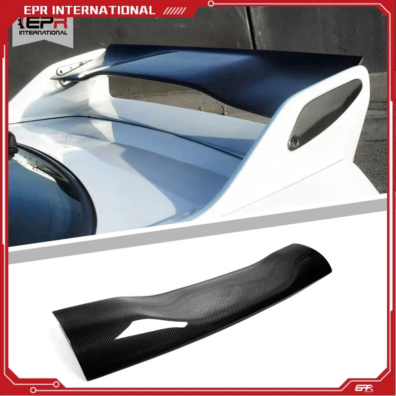 

For Nissan Skyline R33 GTR Carbon Fiber Auto Select Style Shibi Devil Spoiler Blade Fibre Trunk Wing Accessories Car-Styling