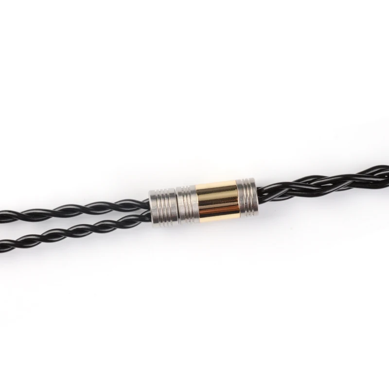 NiceHCK BlackCat Wire Zinc Copper Alloy Oil Soaked Earphone Replace Cable 3.5/2.5/4.4mm MMCX/0.78mm/QDC/N5005 Pin for S8 IEM