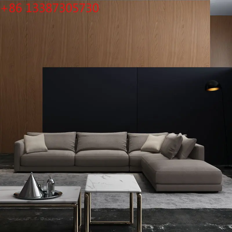 

Скандинавский диван из латексной ткани для небольшой квартиры, съемный и моющийся, современный, простой, в стиле принцессы.