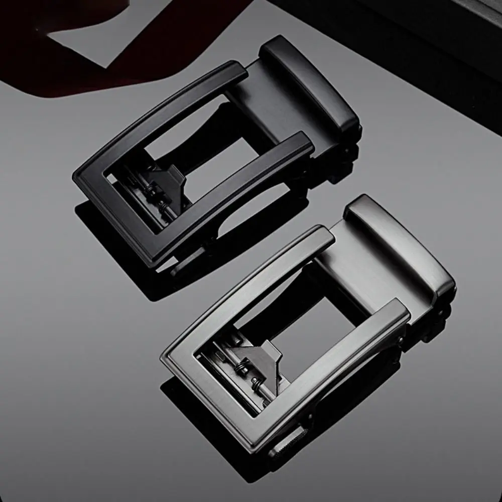 Durable Business Men's Belt Buckle Craft DIY Replacement Belt Automatic Buckles Casual Zinc Alloy End Bar