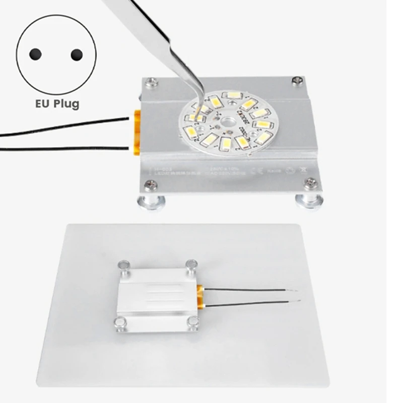 BAAG-Piastra calda Dispositivo di rimozione LED Chip di saldatura Stazione lampada a LED Riscaldamento Piastra di saldatura Piastra di rimozione LED per lampada a LED