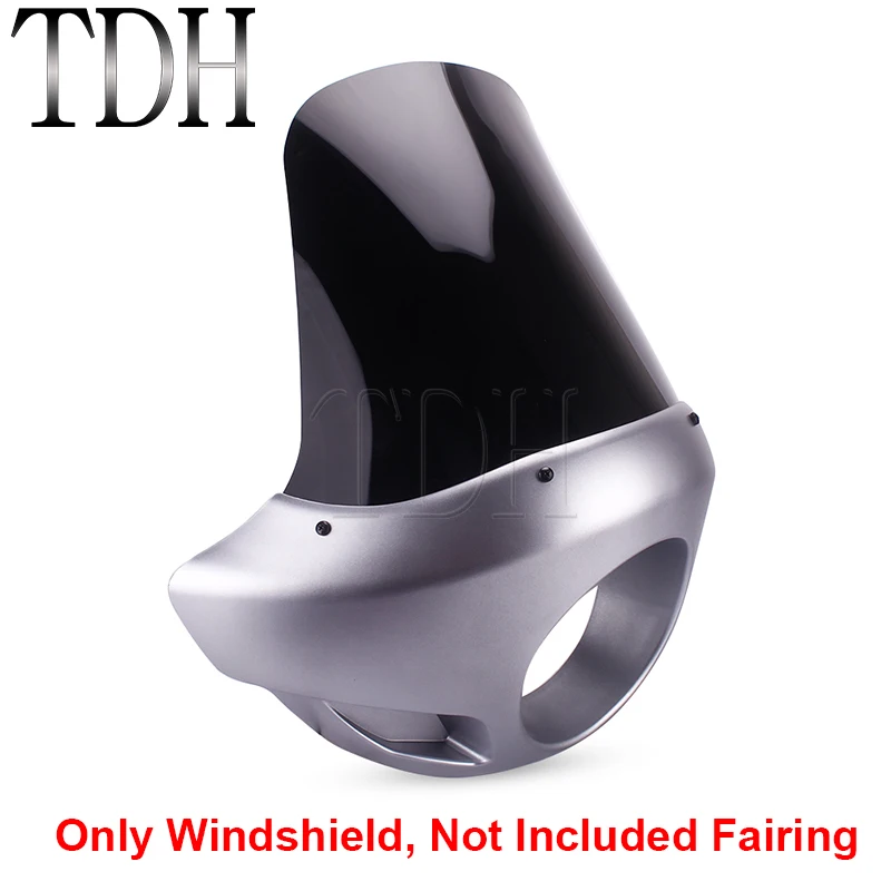 Tall Windshield Motorcycle Fairing Windscreen Wind Shield Screen For Harley Dyna Sportster Street Glide Fat Bob Low Rider FXD