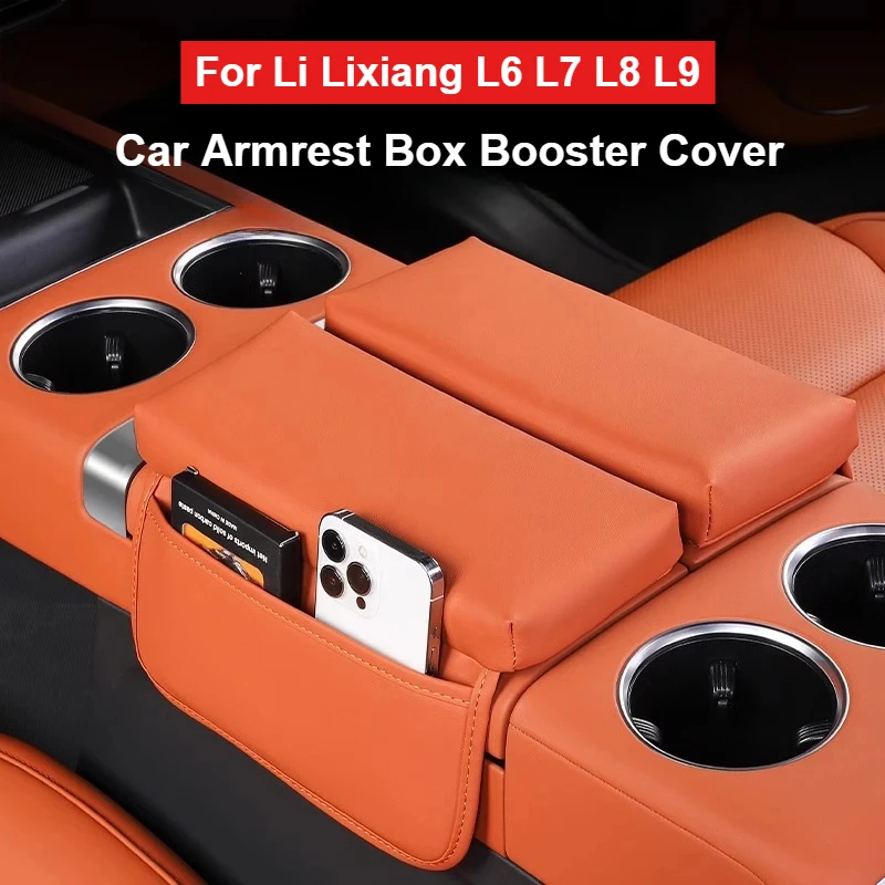 

For Li Lixiang L7 L8 L9 2022 2023 2024 Car Armrest Box Protective Cover Central Control Storage Height Increase Pad Fit L7/L8/L9