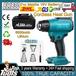 Draadloos Heteluchtpistool Voor Elektronische Reparatie Tools Voor Makita 18V Batterij Voor Krimpen Telefoon Reparatie 4 Stuks Nozzles Voor BL1830 batterij