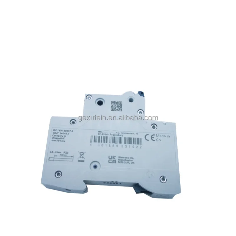 2025 Brand New 100% Original 5SL5102-7CC Miniature Circuit-breaker 125 V DC DC 10 KA 1-pole C2