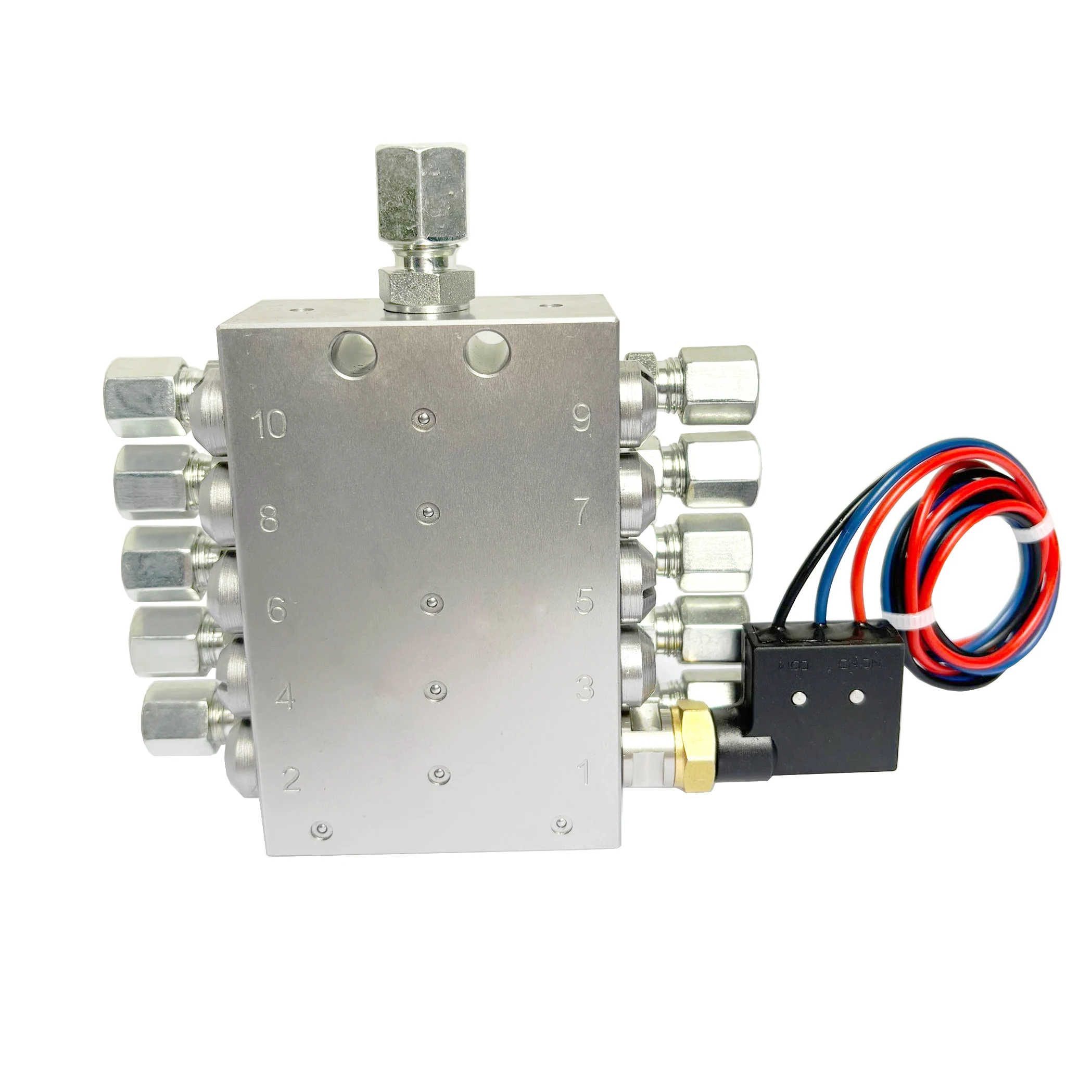 Прогрессивный делительный клапан смазки 2-20-ходовой микропереключатель для горнодобывающей промышленности, сельскохозяйственной техники, распределитель смазки