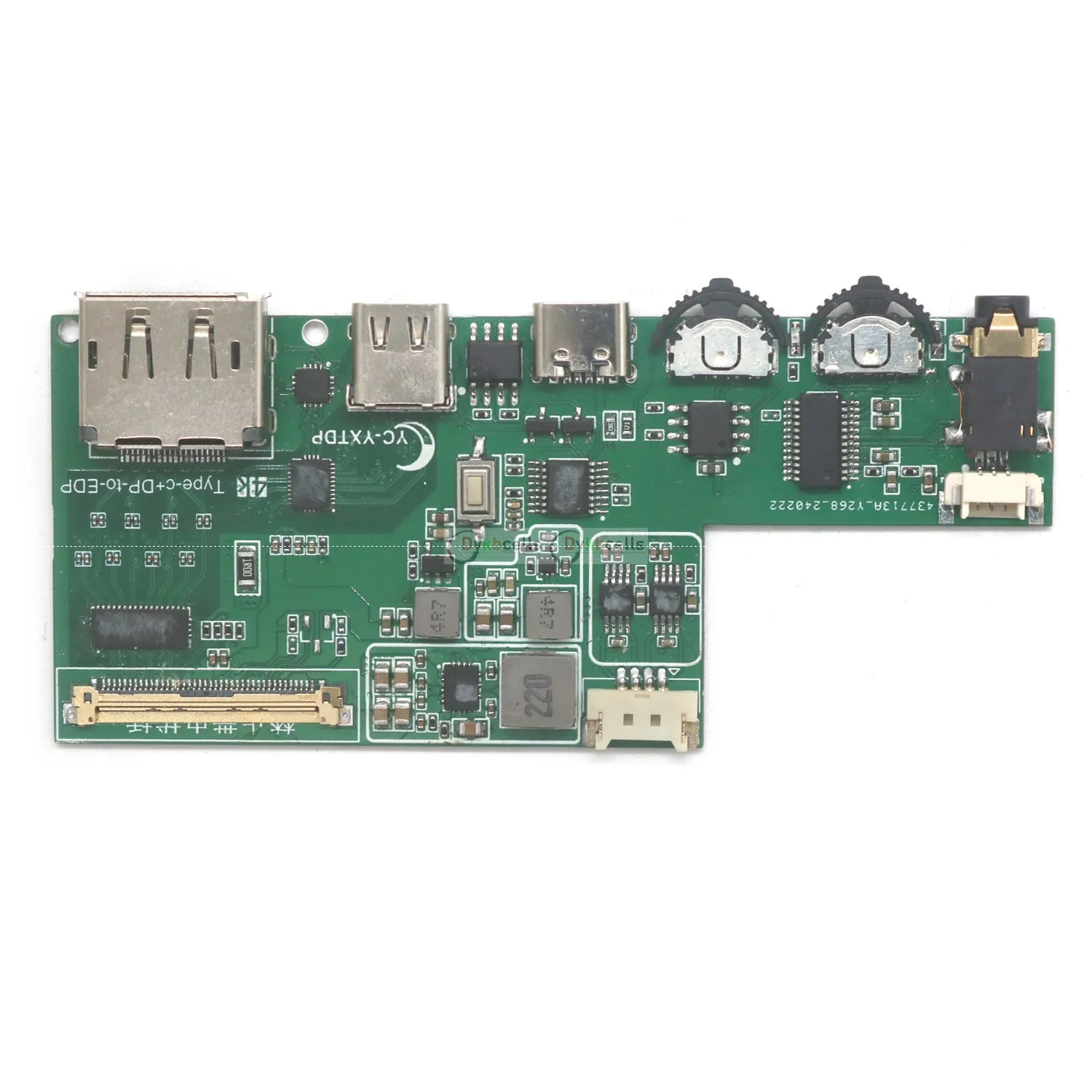 Imagem -03 - Usb Tipo-c Cabo Coaxial dp para Edp Driver Board Adaptador de Sinal Portátil Tela Lcd Laptop 2k 4k 240hz 60hz 30pin 40pin