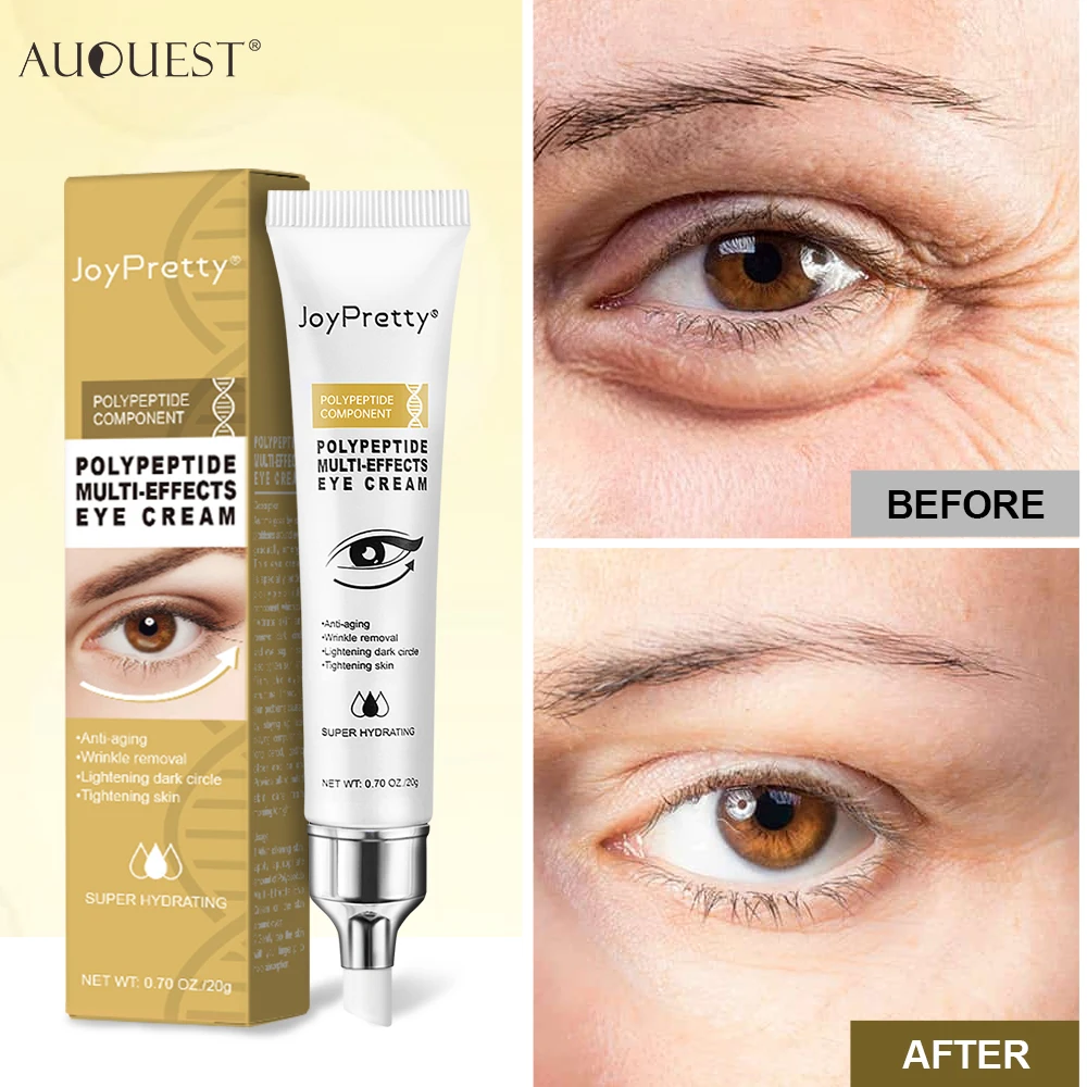 Peptide Anti-Wrinkle Eye Cream Eye Bags & Dark Circles Removal Anti Aging Puffiness Moisturizing Lightening Skin Care