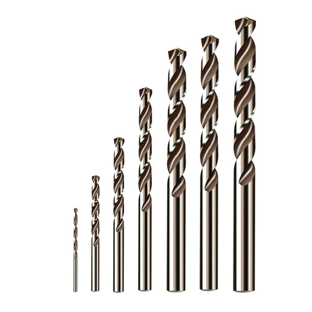 5pcs Drill Bit HSS M35 Cobalt Drill Bit 1/1.5/2/2.5/3/3.5/4mm For Stainless Steel Metal Wood Hole Cutter Power Tools Accessories