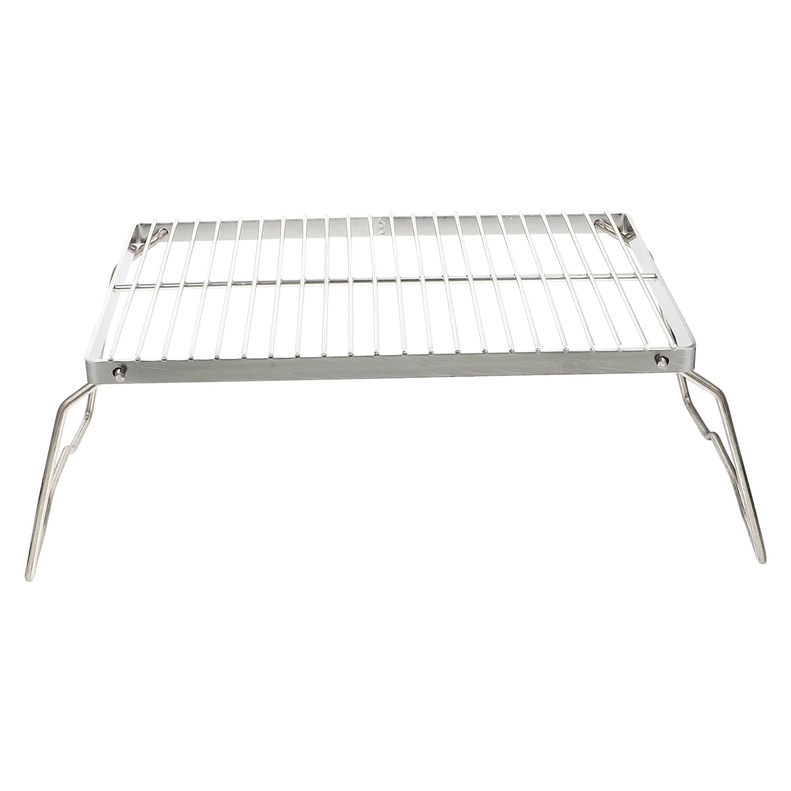 

Portable Bbq Grill Stainless Steel Folding Outdoor Barbecue Rack For Camping Garden Picnic Practical Grill Rack