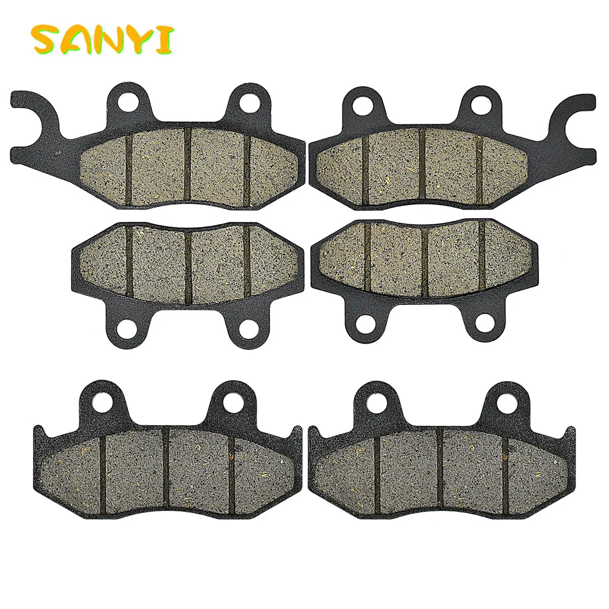 

Motorcycle Front Rear Brake Pads For Yamaha YFZ450 YFZ 450 ATV YFZ450R YFZ 450R 06-15 YFM700 Raptor YFM 700 YFM 700R 2013-2018