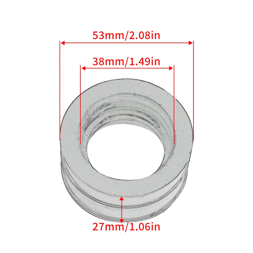 6 Stück Motorrad zubehör Vergaser Schnitts telle adapter Ansaug krümmer für Honda Cbx1000 Cbx 1979 2015-2018 OEM: 2012-2015/2000-000 – Detail 9