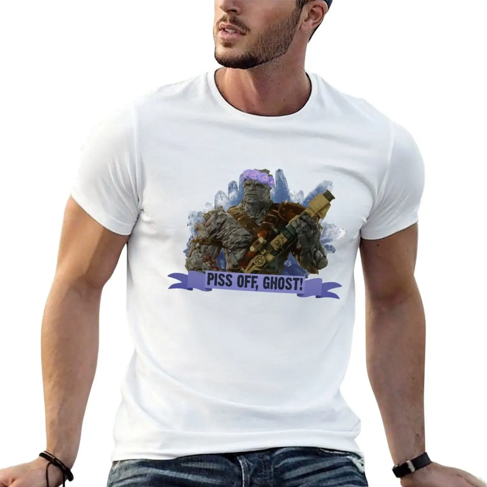 Piss Off, Ghost! T-Shirt t shirts for man pack cotton graphic t shirts for man man tshirt T-shirt