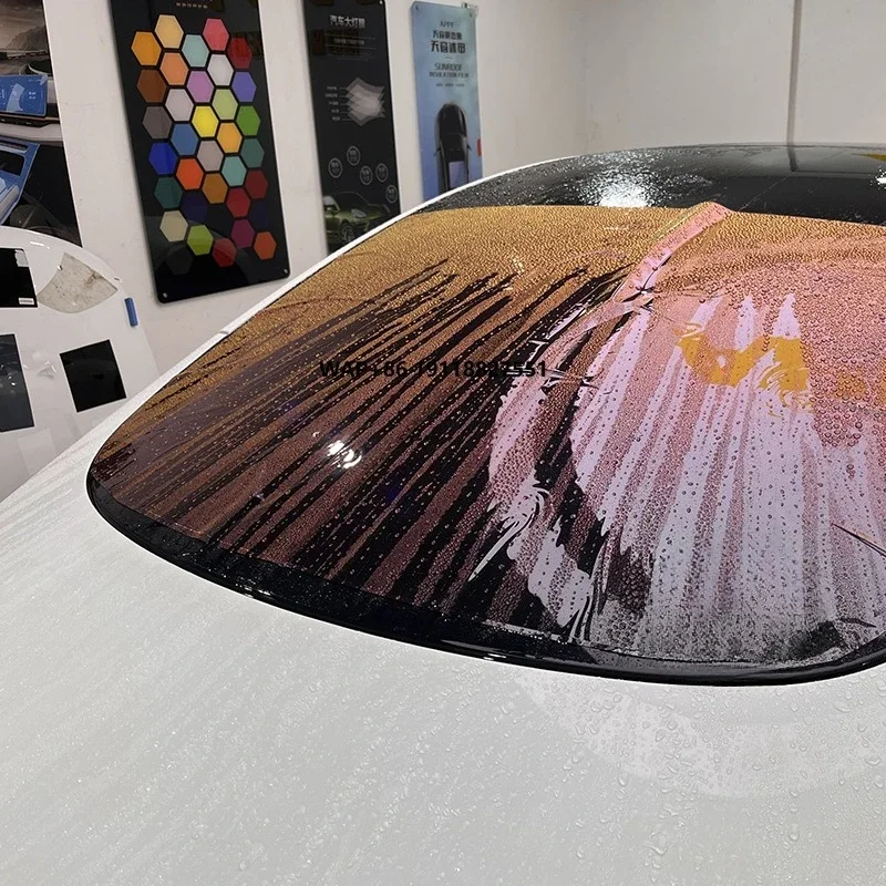 

Car Window Tinting Film Chameleon Solar Film Colorful Meets Water 99%Uv Proof Explosion Proof Window Film