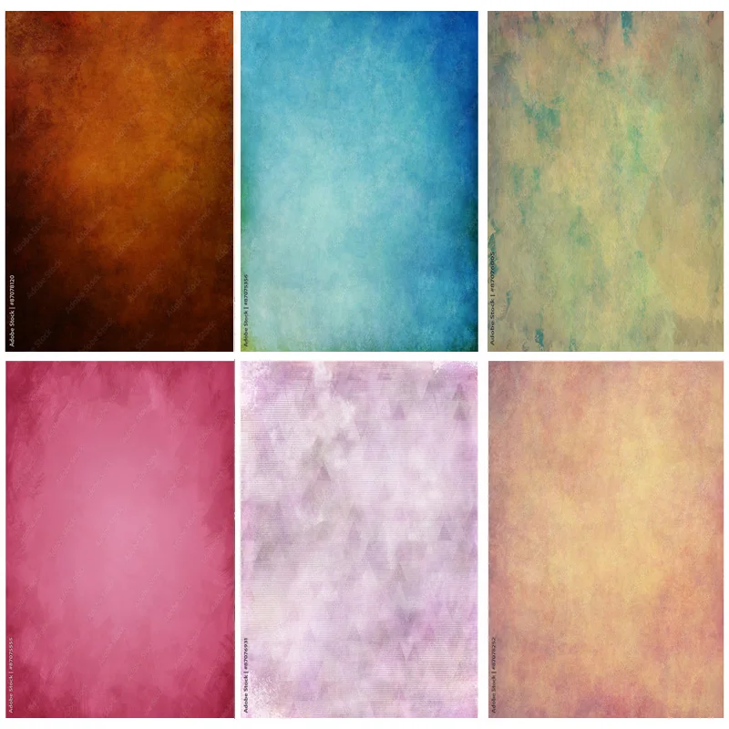 

Vintage Hand Painted Gradient Texture Photography Backdrops Studio Props Portrait Photo Backgrounds MMKL-02