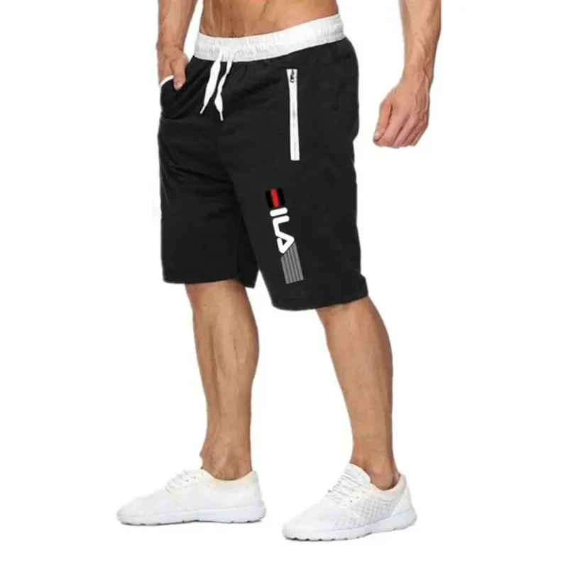 Shorts esportivos masculinos para esportes, desenhar shorts respiráveis, streetwear ao ar livre, moletom para homens, moda