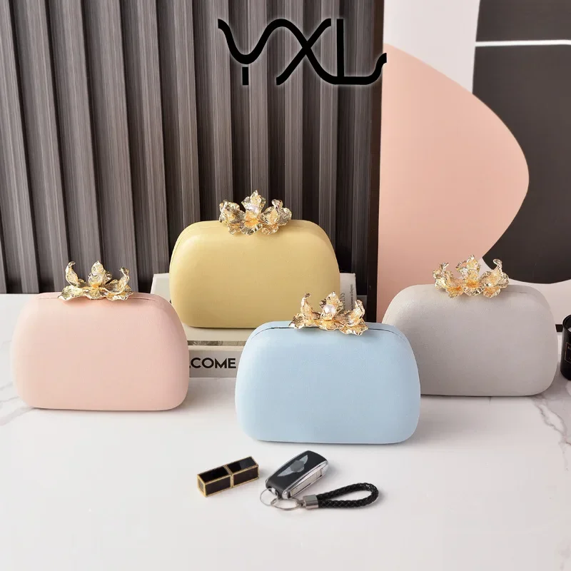 New Macaron-Colored Floral Clutch Stylish Shoulder Crossbody Bag Macaron-Colored Floral Clutch Stylish Crossbody Shoulder Bag