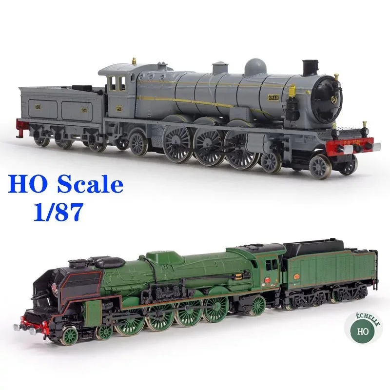 

Масштабная модель поезда HO 1:87 141-1187 SNCF 1947/231-4546 PO 1908 с демонстрационной линией, классический сувенир для взрослых, статическая модель для выставки