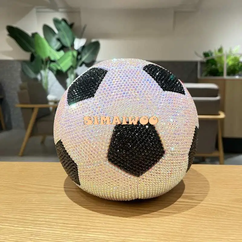 DIY Diamond Painting Drill Football Crystal Piggy Bank Plastic Fallproof Birthday Boy Kid Gifts Creative Home Furnishing