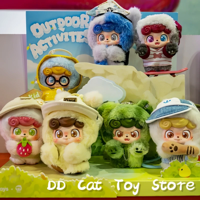 

New Genuine JOTOYS Q Kid Outdoor Activities Series Vinyl Plush Blind Box Kawaii Q Kid Bag Pendant Surprise Box Birthday Gift