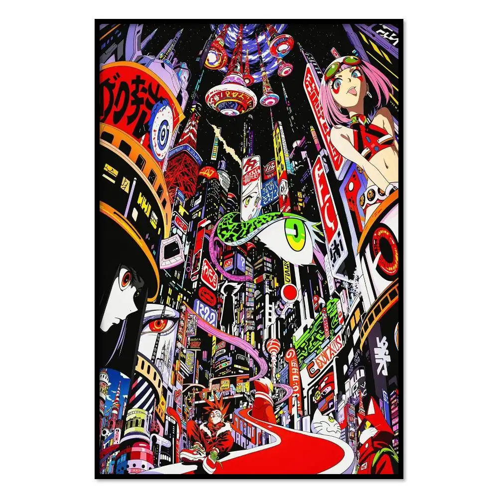 Shibuya Wrath Poster Paper Print Home Living Room Bedroom Entrance Bar Cafe Art Painting Decoration