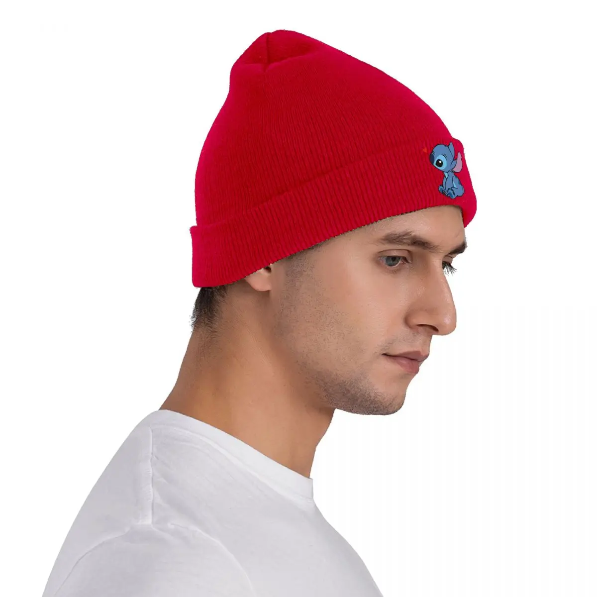 In Love Bonnet Homme Fashion Thin Hat Disney Lilo & Stitch Film Skullies Beanies Caps For Men Women Novelty Fabric Hats