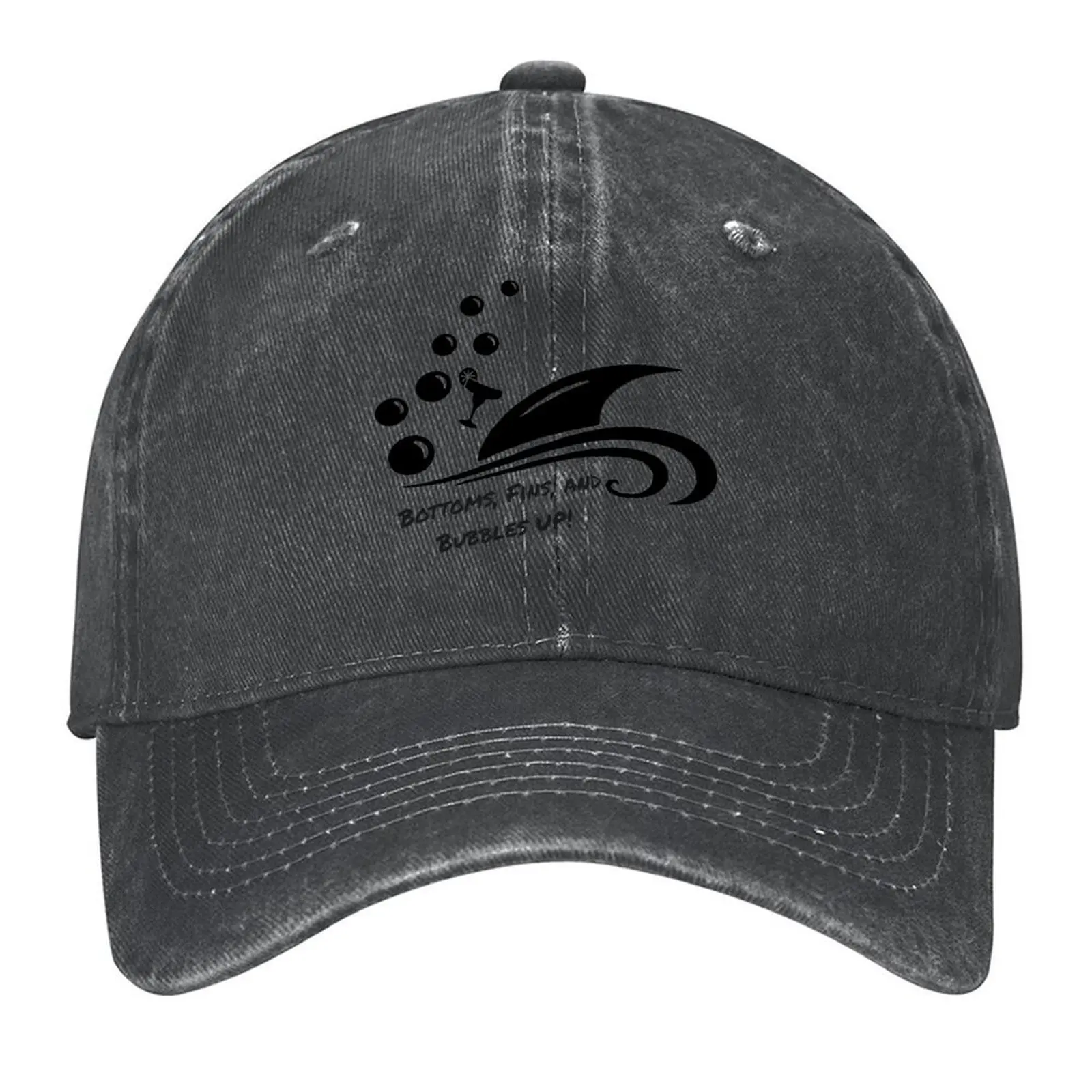

Bottoms, Fins, and Bubbles up! Baseball Cap New In Hat Beach Bag Dropshipping Bobble Hat Hats Woman Men's