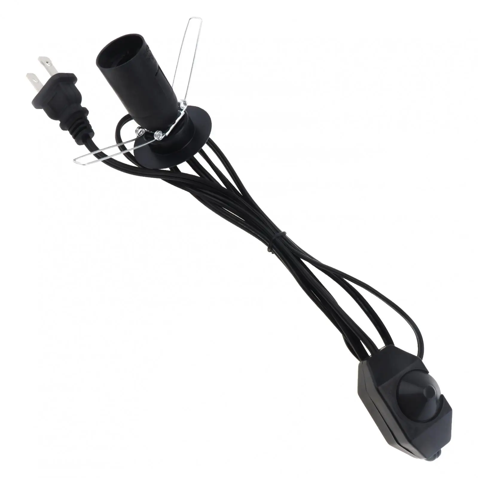 Sal Lâmpada Substituição Cord com Controle Dimmer, Himalayan Rock Crystal Wire, E12, 110V