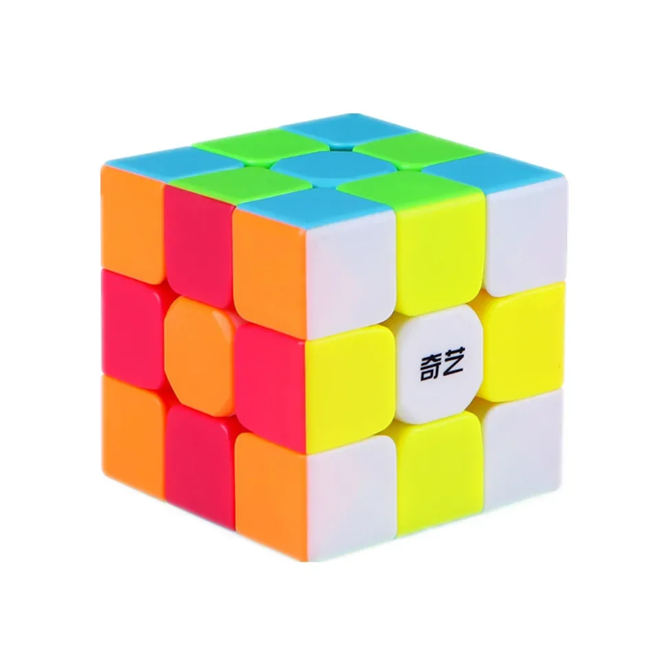 Qiyi Warrior S Magic Cube Colorful Stickerless Speed 3x3 Cube Antistress 3x3x3 Learning&Educational Puzzle Cubes Toys