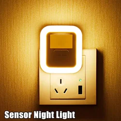 LED Night Light Smart Brightness Adjustment Motion Sound Sensor Lights Bedroom Decor Lamp Living Room Decorative Night Lamps