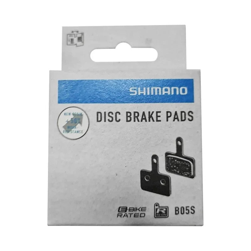 Pastillas de Resina para Frenos de Disco Shimano B05S-RX con Resorte y Pasadores M4050, M3050, M445, M575, M355