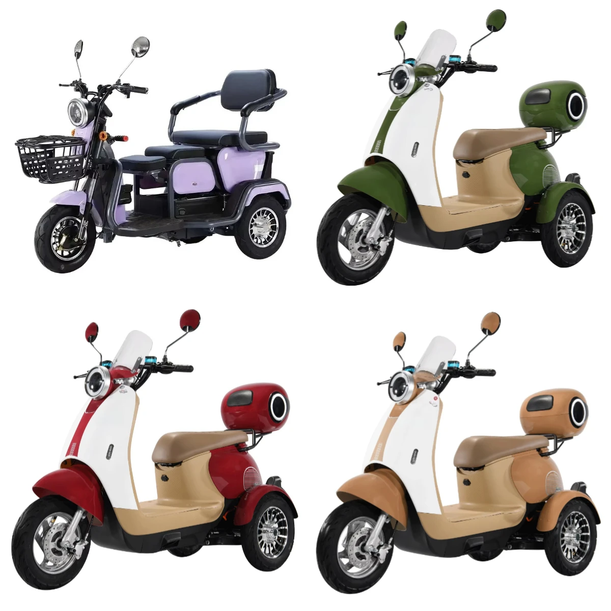 

STLF OEM Factory Small Electric Open Passenger Motor Tricycle 60V E Tricycle