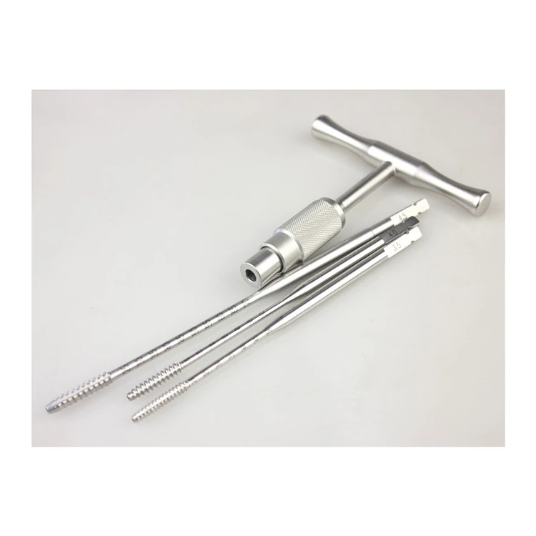 Ao quick fit hollow screw tap orthopedic instruments medical cortical loose bone hollow screw tapping machine