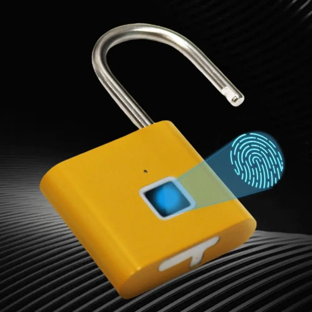

Портативный замок без ключа с отпечатками пальцев, водонепроницаемый USB-зарядка, умный замок, противоугонный интеллектуальный безопасный электронный дверной замок для дома