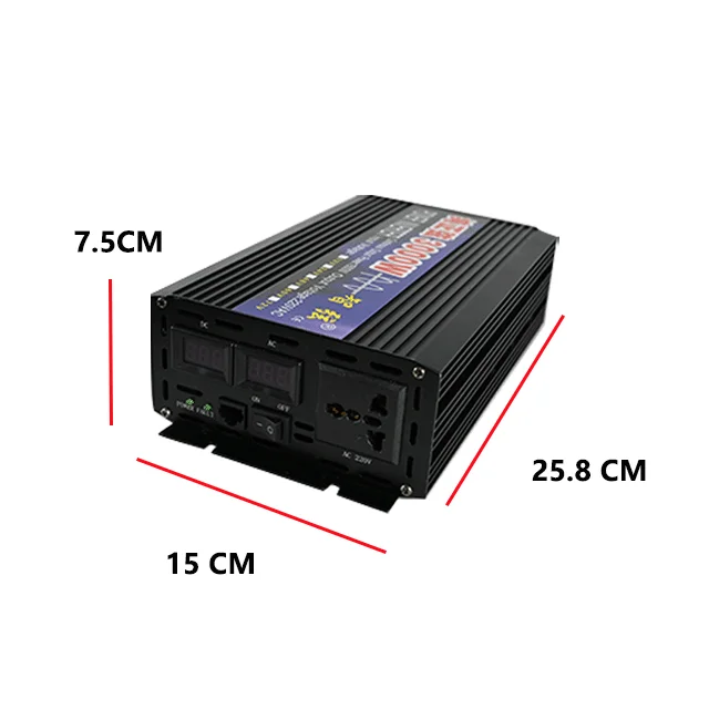 家庭用インバーター,3000 W,dc,12v,24v,48v,60vから3000 v,220v,製造業者を推奨