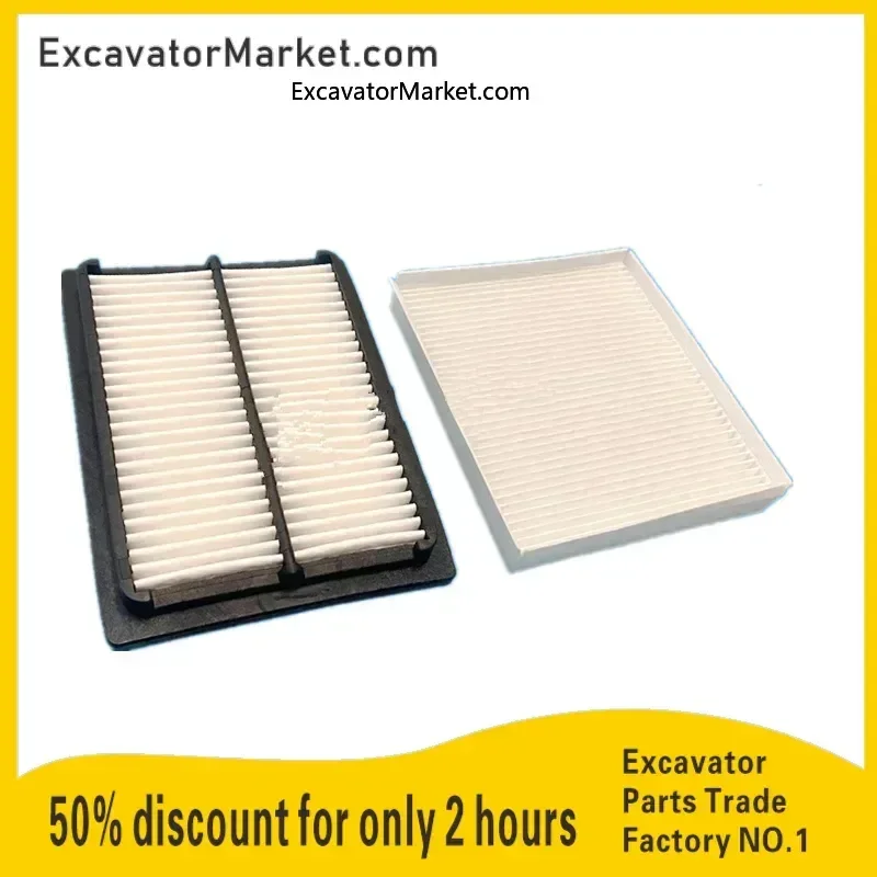 

For XCMG 135D 150D 200 210D 215D 240 270 370D Built-in External Air Conditioner Filter Element Filter Mesh parts excavator Spare