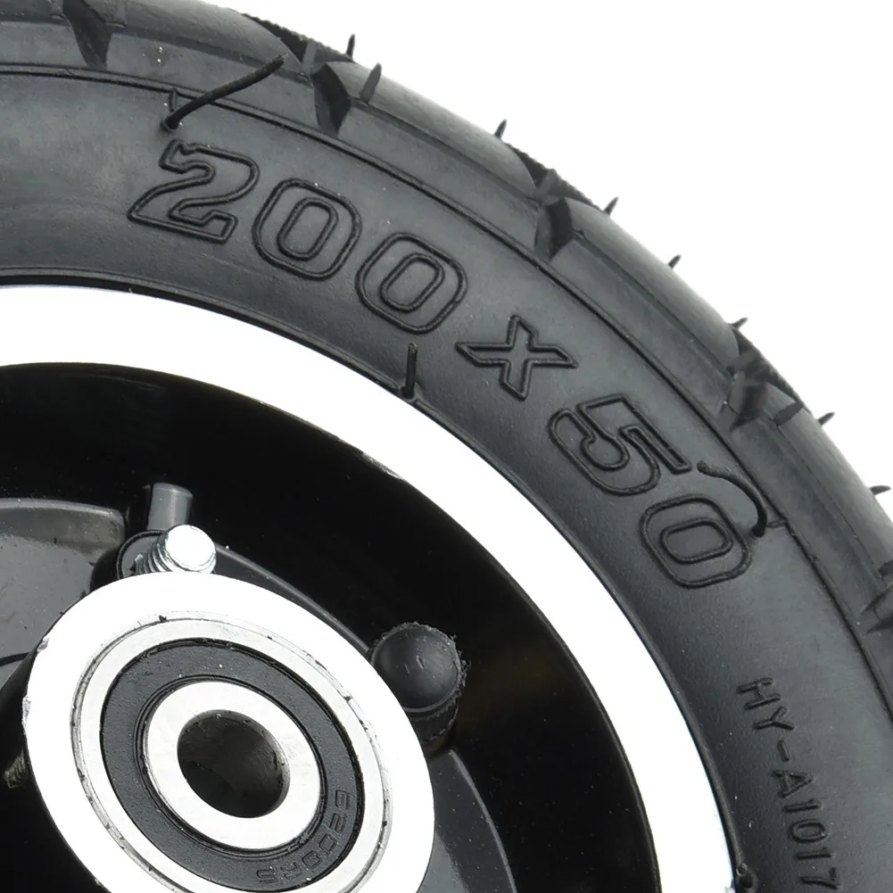 

Electric Scooter Tyre With Wheel Hub Bearing 8 In Scooter 200x50 Tyre Inflation Electric Vehicle Rubber Wheel Pneumatic Tire