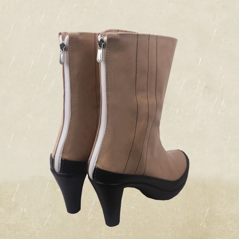 أنيمي الأسرة تأثيري يور مزور يور براير تأثيري أحذية أحذية النساء مثير طويل سترة حمراء اكسسوارات الأحذية