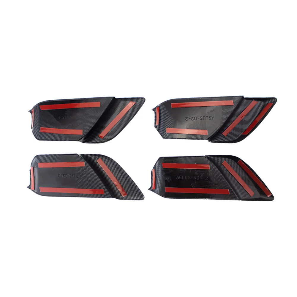 4pcs Inner Door Open Handle Cover ABS Carbon Fiber Color Interior for Toyota Prius 2023 2024