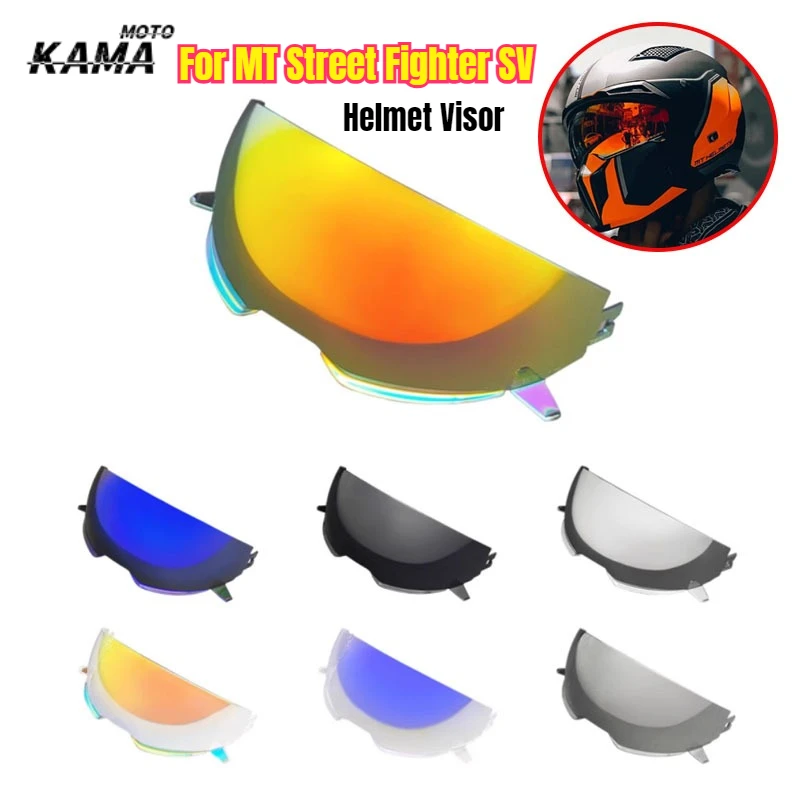 

Линзы для мотоциклетного шлема для MT Street Fighter SV, козырек для шлема, высокая прочность, высокая прочность, солнцезащитный козырек, защитные очки