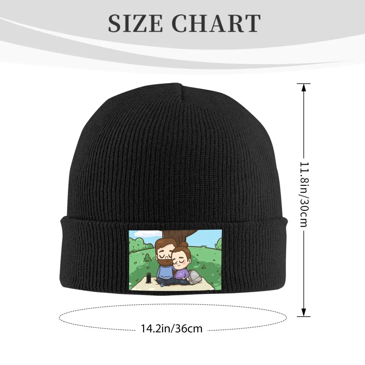 Park Day - Pibubear Warm Knitted Cap Winter Knit Bonnet Hat Skullies Beanies Hip Hop Caps for Unisex