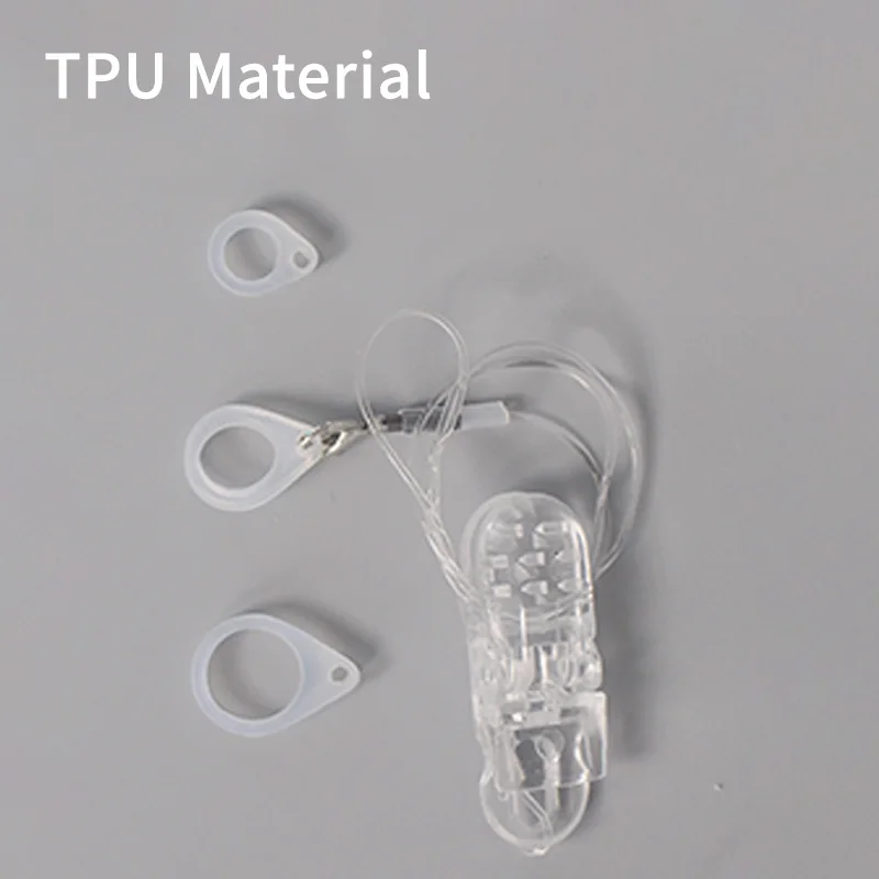 New Tingoton Transparent Binaural Anti Loss Rope Hearing Aid Safety Protector Clip for BTE Hearing Aid Protection Child Adult view 5
