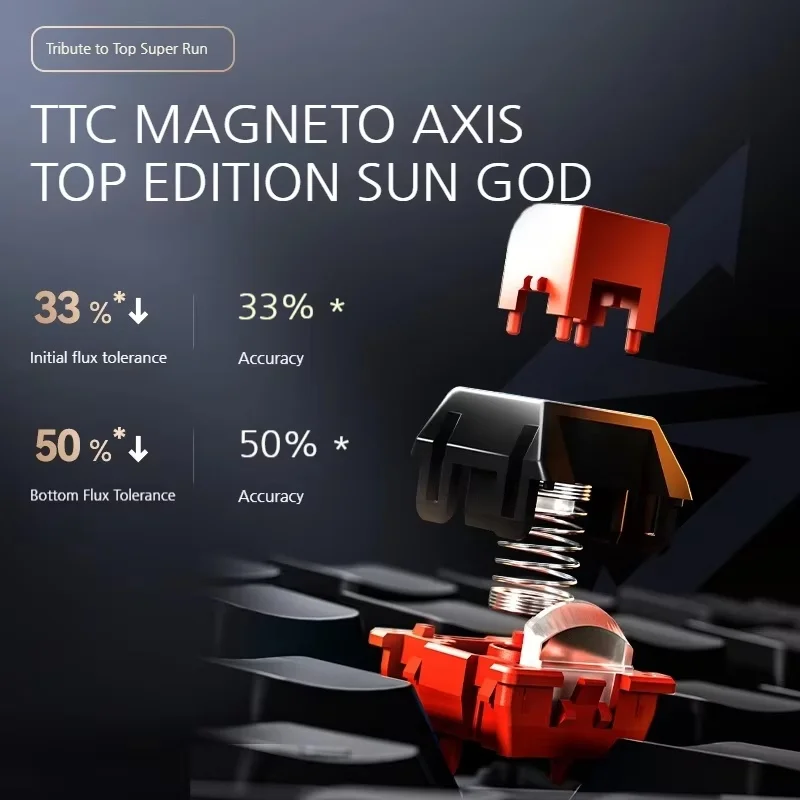 Vgn Flash Magnetic Axis Keyboard Esports Customized Gasket Aluminum Pile Hot Swappable Game Rt Pro Rgb Magneto Axis Keyboard